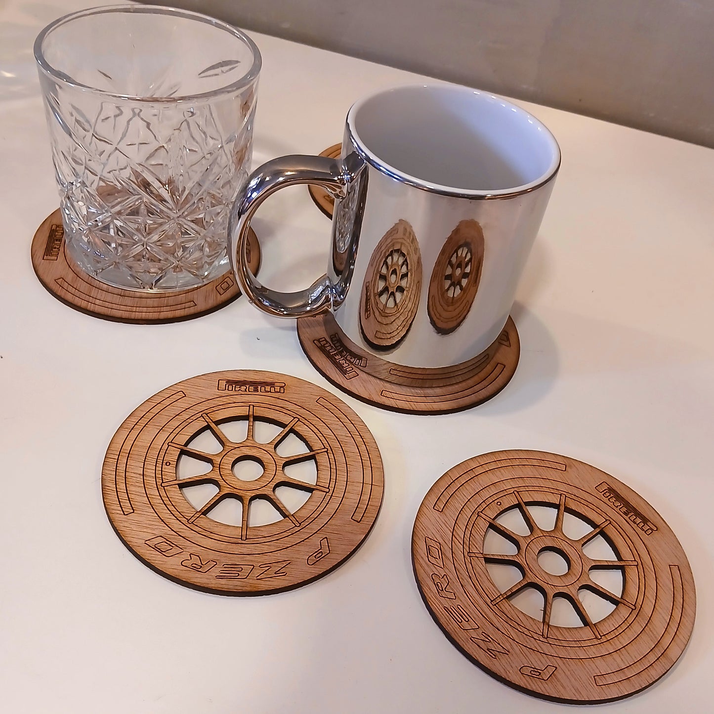 Posavasos Llanta F1 - Era Hibrida 2