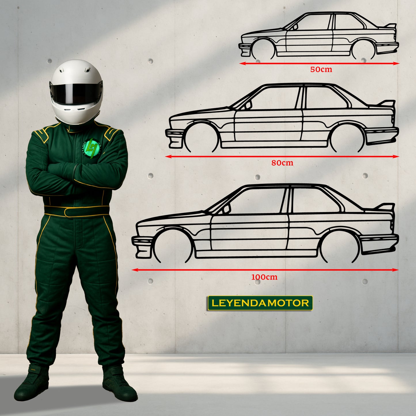 Silueta Personalizado - AUTO DE COSTADO