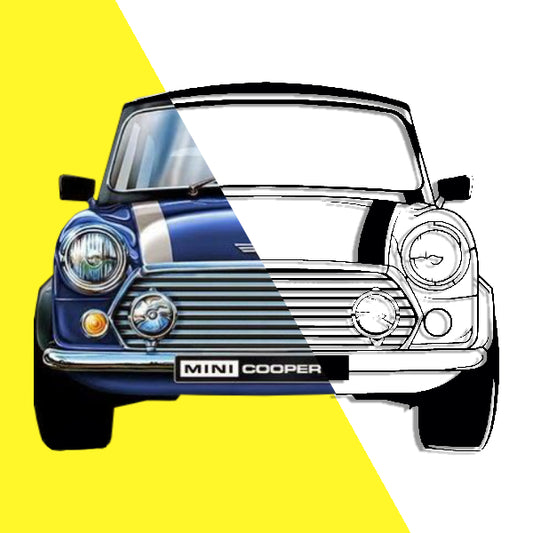Silueta Personalizado - AUTO FRONTAL/TRASERA