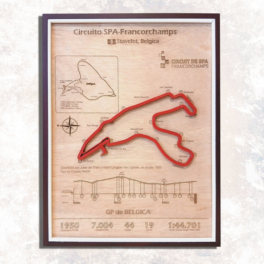 Cuadro F1 SPA FRANCORCHAMPS