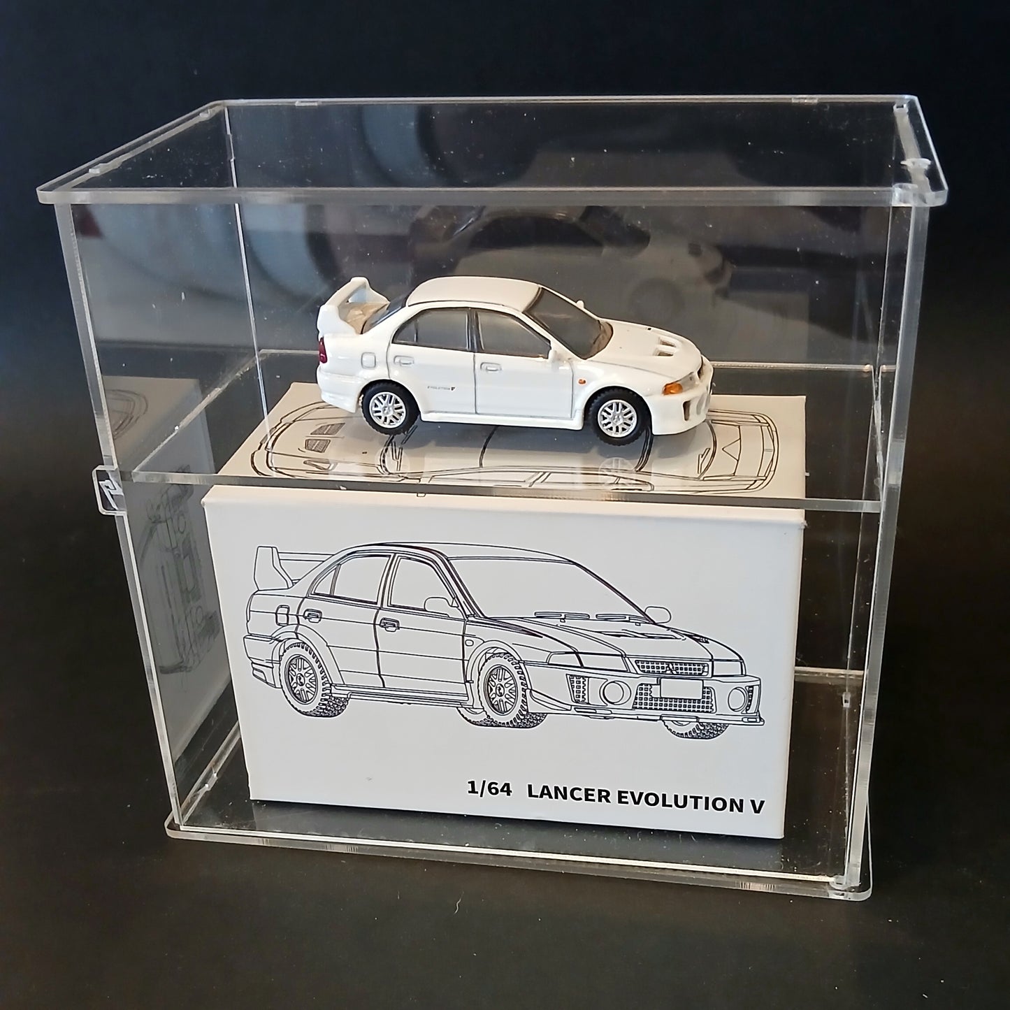 Modulo doble  nivel para caja y auto 1:64