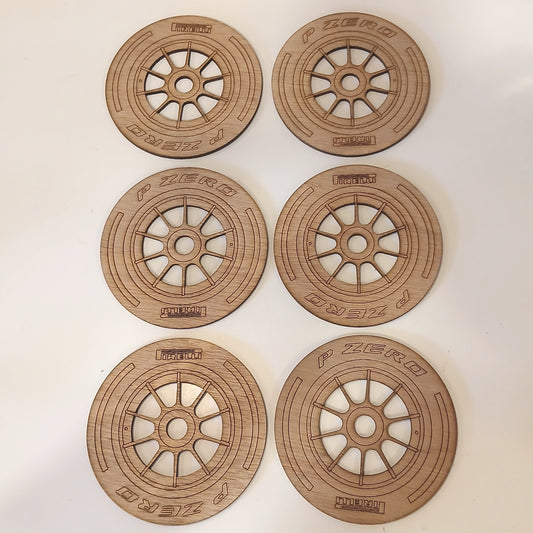 Posavasos Llanta F1 - Era Hibrida 2