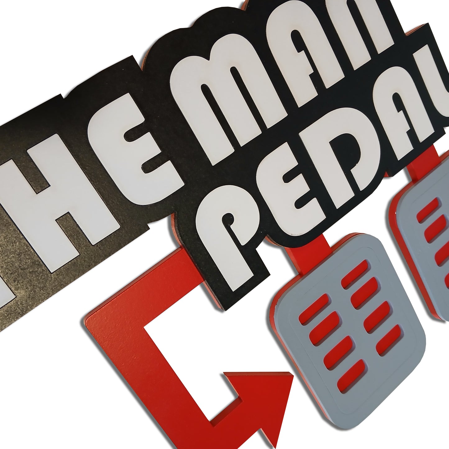 Letrero "The Man Pedal"